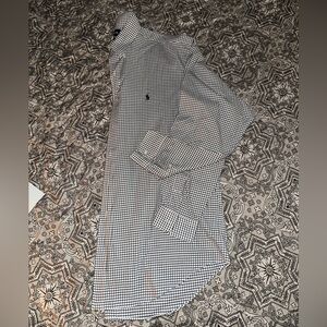 Ralph Lauren Black and White Checkered Shirt